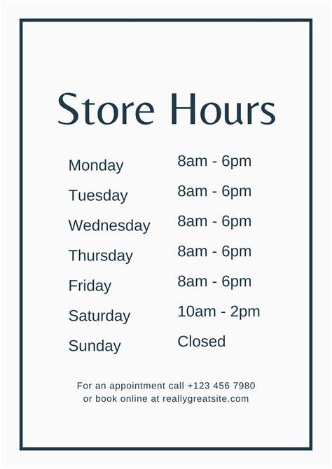 Locations/Hours .